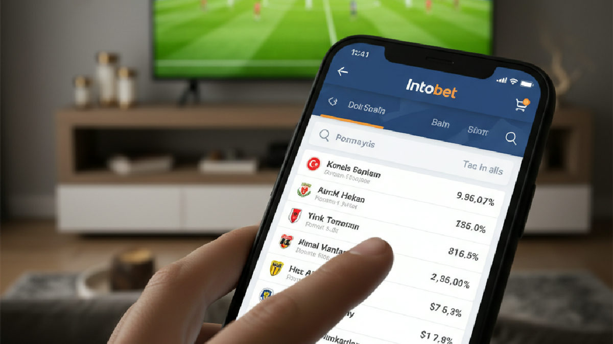 Intobet mobil uygulaması futbol bahisleri için pratik bir deneyim sunar.